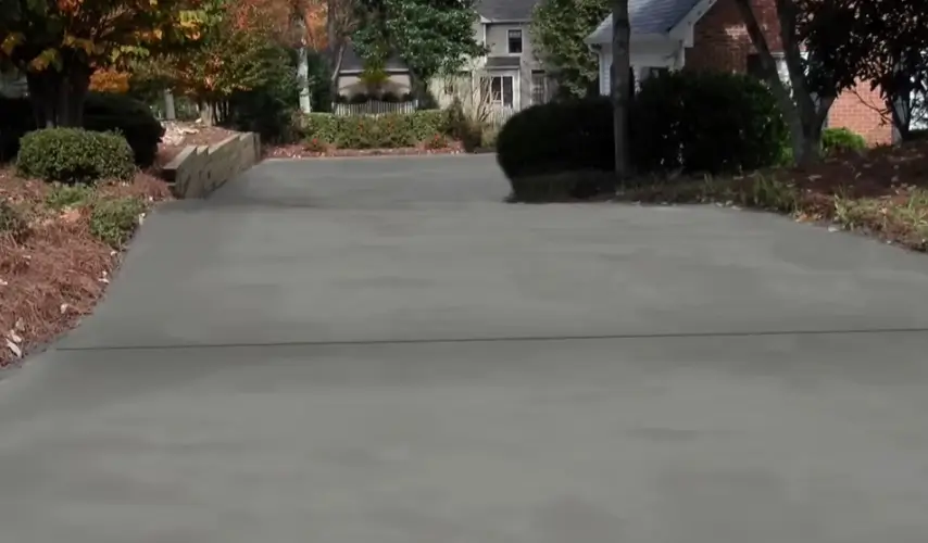 Plain Concrete Driveways