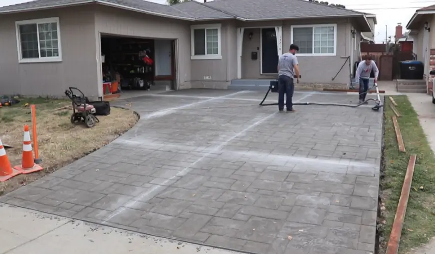 Stamped Concrete Driveways