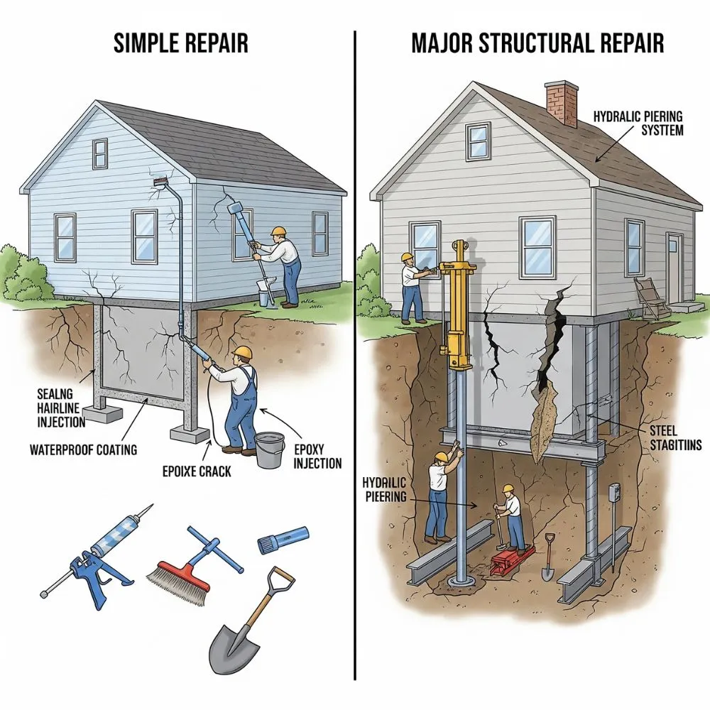 Simple Repairs vs. Major Structural Work