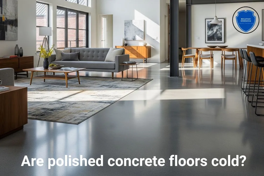 Are polished concrete floors cold